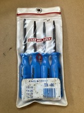 Kit de chaves de fenda Channellock Tools TX-4K 4 peças Torx T15, T20, T25, T30 comprar usado  Enviando para Brazil