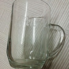 Glass pint mug for sale  READING