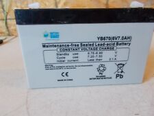 NOVA Bateria Gigante Sem Manutenção Chumbo Ácido Selado 6V 7.0 AH YB670 comprar usado  Enviando para Brazil