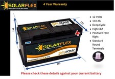 12v 110ah leisure for sale  UK