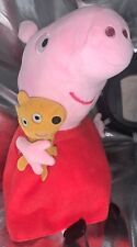TY 🐽 Peppa Pig com ursinho de pelúcia 🧸 Pelúcia 11 polegadas comprar usado  Enviando para Brazil