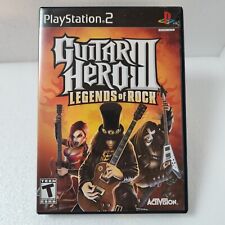 Guitar Hero III 3: Legends of Rock (Sony Playstation 2 PS2, 2007) CIB completo comprar usado  Enviando para Brazil