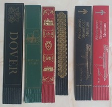 Vintage leather bookmarks for sale  LONDON