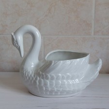 Vintage swan planter for sale  KETTERING