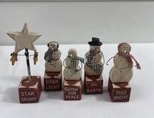 Wood block snowmen for sale  Freedom