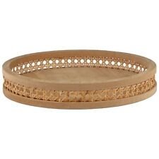Bandeja decorativa Homestead design de vime 30 cm bandeja para sala de estar comprar usado  Enviando para Brazil