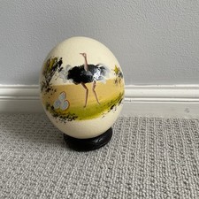 Decorative ostrich egg for sale  PLYMOUTH