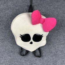 Travesseiro de Pelúcia Monster High Skull Mochila Branca Skullete com Laço Rosa 2011 RARO comprar usado  Enviando para Brazil