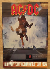 Livro de programa de concertos AC/DC Blow Up Your Video World Tour 1988 comprar usado  Enviando para Brazil