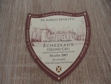 étiquette vin échézeaux d'occasion  Sainte-Marie