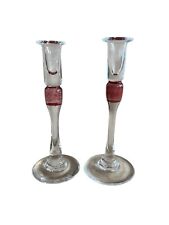 Glass candle stick for sale  BELFAST