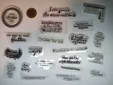Stempel sprüche love gebraucht kaufen  Berlin
