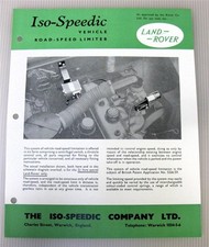 Land rover iso for sale  LEICESTER