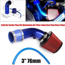 Tubo de mangueira de fluxo de indução filtro turbo entrada de ar frio carro 3" comprar usado  Enviando para Brazil