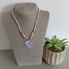 Bohemian necklace cream for sale  PRUDHOE