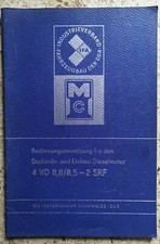 Ddr riginal bedienungsanweisun gebraucht kaufen  Ohrdruf
