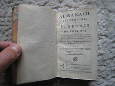 Rare almanach litteraire d'occasion  Suresnes