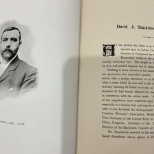 Lancashire 1906 - David J SHACKLETON - MP. - TUC de trabalho Clitheroe, usado comprar usado  Enviando para Brazil