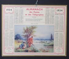 1934 calendrier almanach d'occasion  Nantes-