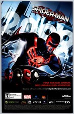 Spider-Man Shattered Dimensions Impressão Publicitário Jogo Cartaz Arte PROMO Original PS3 2099 comprar usado  Enviando para Brazil