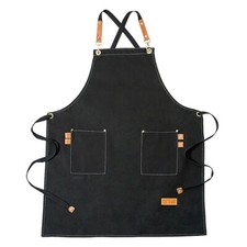 Usado, Barbiere Grembiule Capelli Taglio Capo Baker Capocuoco Barista Tatuaggio Artista comprar usado  Enviando para Brazil