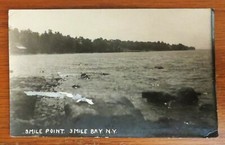 Fotografia real H. M. Beach RPPC, 3 Mile Point, 3 Mile Bay, Nova York comprar usado  Enviando para Brazil