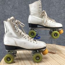 Tênis Championship Shoes Masculino 9 Patins Couro Branco Top Alto com Cadarço, usado comprar usado  Enviando para Brazil