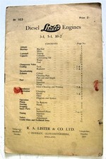 Lister diesel engines for sale  LEICESTER
