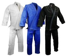Conjunto de Kimono BJJ Gi, 100% algodão pré-encolhido, Uniforme de Jiu Jitsu Azul/Branco/Preto comprar usado  Enviando para Brazil