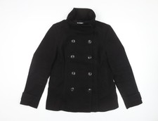 black pea coat womens for sale  WREXHAM