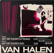 Usado, Van Halen 12" Hot For Teacher Single Promo Vinyl Record Warner Brothers! comprar usado  Enviando para Brazil