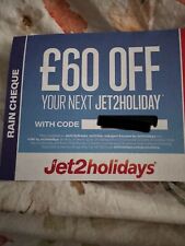 Jet2 rain cheque for sale  LEEDS