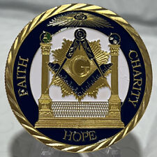 Freemason challenge coin for sale  Sherman
