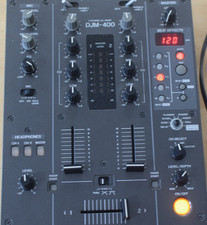 Używany Pioneer DJM-400 2-kanałowy mikser DJ z przewódem zasilającym przetestowany na sprzedaż  Wysyłka do Poland