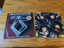 Twisted Sister You Can't Stop Rock 'N' Roll And KISS Crazy nights - Used Vinyl comprar usado  Enviando para Brazil