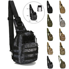 Usado, Mochila masculina pequena no peito bolsa viagem esporte ombro estilingue corpo transversal ao ar livre comprar usado  Enviando para Brazil