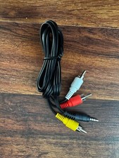 Cable Cable 3.5mm Mini AV a 3 RCA Macho Adaptador Audio Videocámara Para PC TV segunda mano  Embacar hacia Mexico