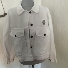 Jeans jacke weiß gebraucht kaufen  Fulda