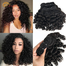 Cabelos humanos encaracolados 1 3 4 pacotes de cabelo encaracolado extensões de cabelo Remy comprar usado  Enviando para Brazil