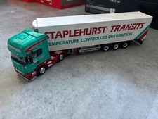 WSI 1:50 Staplehurst Scania R Topline 6x2 + 3 axle reefer trailer comprar usado  Enviando para Brazil