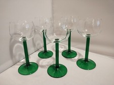 5 green wine glasses for sale 5 green wine glasses for sale North Richland Hills