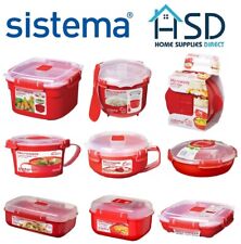 Sistema lancheira de microondas recipiente tigela de comida quente mingau caneca de plástico Klip It comprar usado  Enviando para Brazil