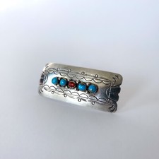 Barrette navajo argent d'occasion  Paris I