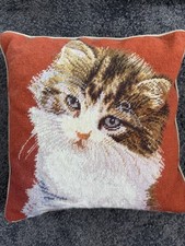 Vintage needlepoint cat for sale  WOKING