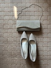 Nice silver shoes for sale  HULL