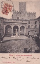 Siena palio cartolina usato  Siena