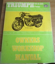 Haynes manual triumph for sale  Douglas