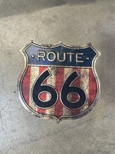 Placa decorativa de garagem estilo vintage ROUTE 66 comprar usado  Enviando para Brazil