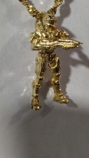 Usado, Pingente colecionável de ouro 18 quilates/925 - Halo Master Chief/sólido - PEÇA PERSONALIZADA🔥 comprar usado  Enviando para Brazil