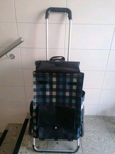 Einkaufstrolley schwarz blau gebraucht kaufen  Essen